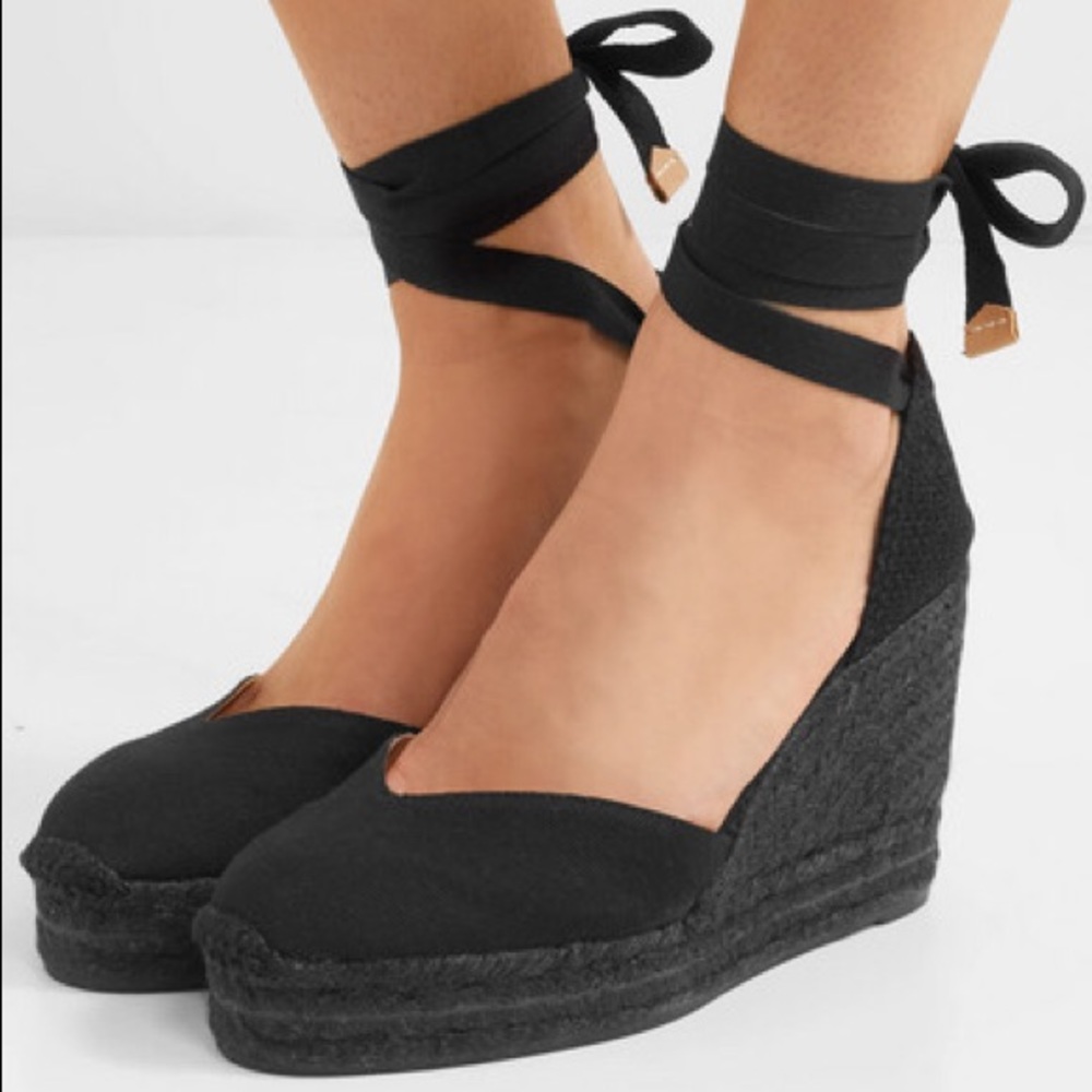 Castaner by Monolo Blahnik “Chiara” wedges. NIB